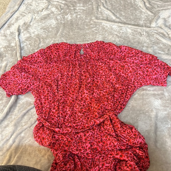 Boden floral yoke midi dress - Picture 7 of 7